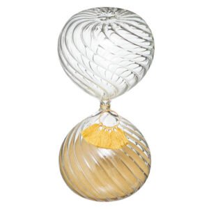 Dekoratyvinis smėlio laikrodis Gold 18